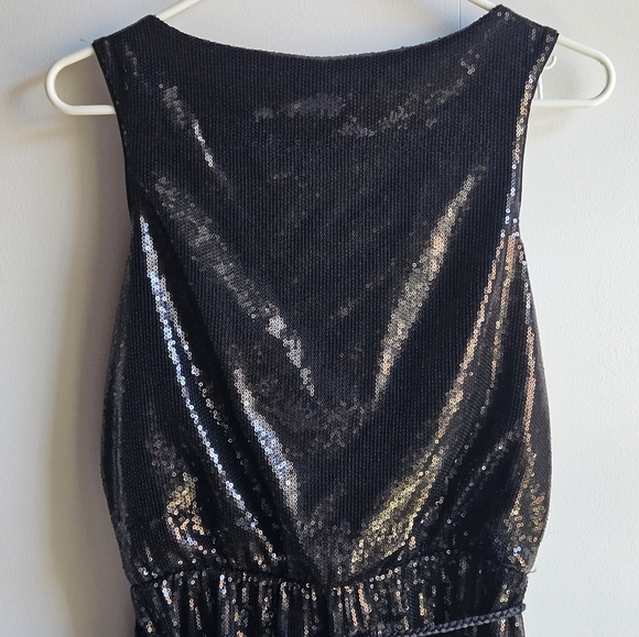 White House Black Market Sleeveless Sequin Mini Dress in Women's 4 - Picture 5 of 16